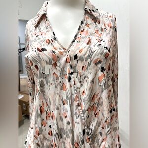 WHBM LONG SLEEVE BLOUSE, SIZE XS